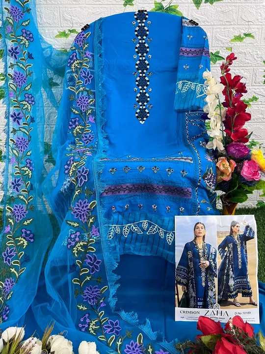 Zaha Designer PaksitanZaha Designer Paksitani suit uploaded by Maa Fabircs on 6/20/2023
