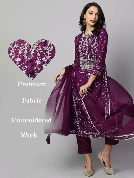 Embroidered kurti  uploaded by MRG FASHION FAB on 6/20/2023