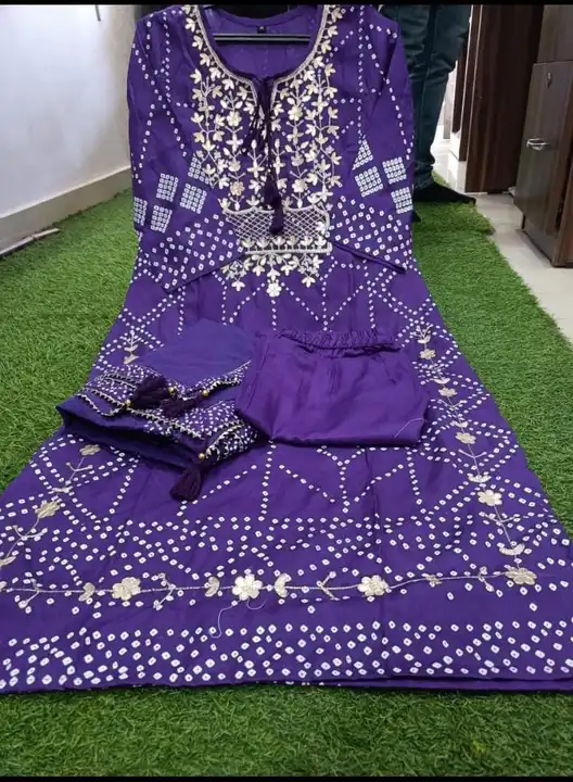 Embroidered kurti  uploaded by business on 6/20/2023