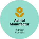 Business logo of ashraf manufacturing