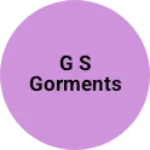 Business logo of G S GORMENTS