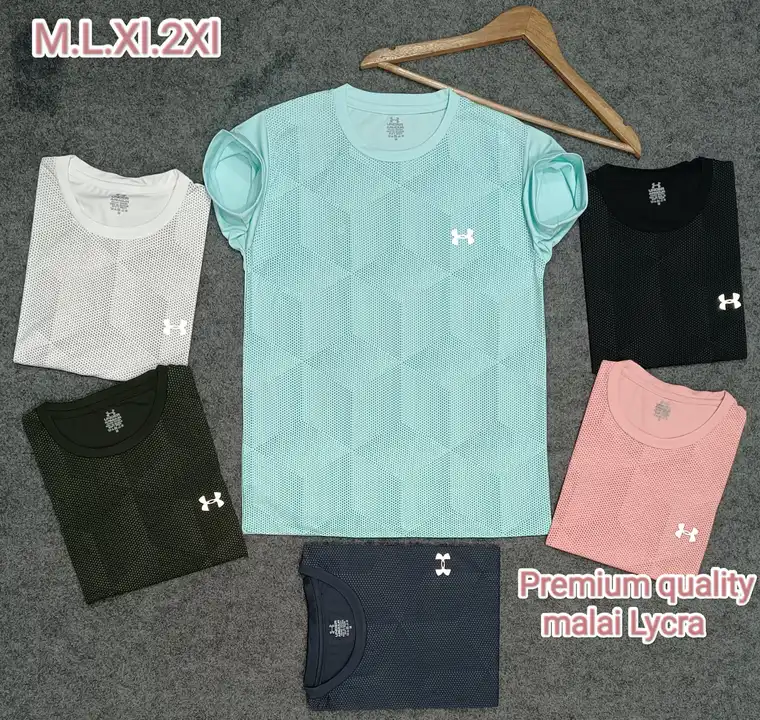 Premium quality ultra soft malai lycra half sleeve tshirt for men  uploaded by B.M.INTERNATIONAL on 6/20/2023