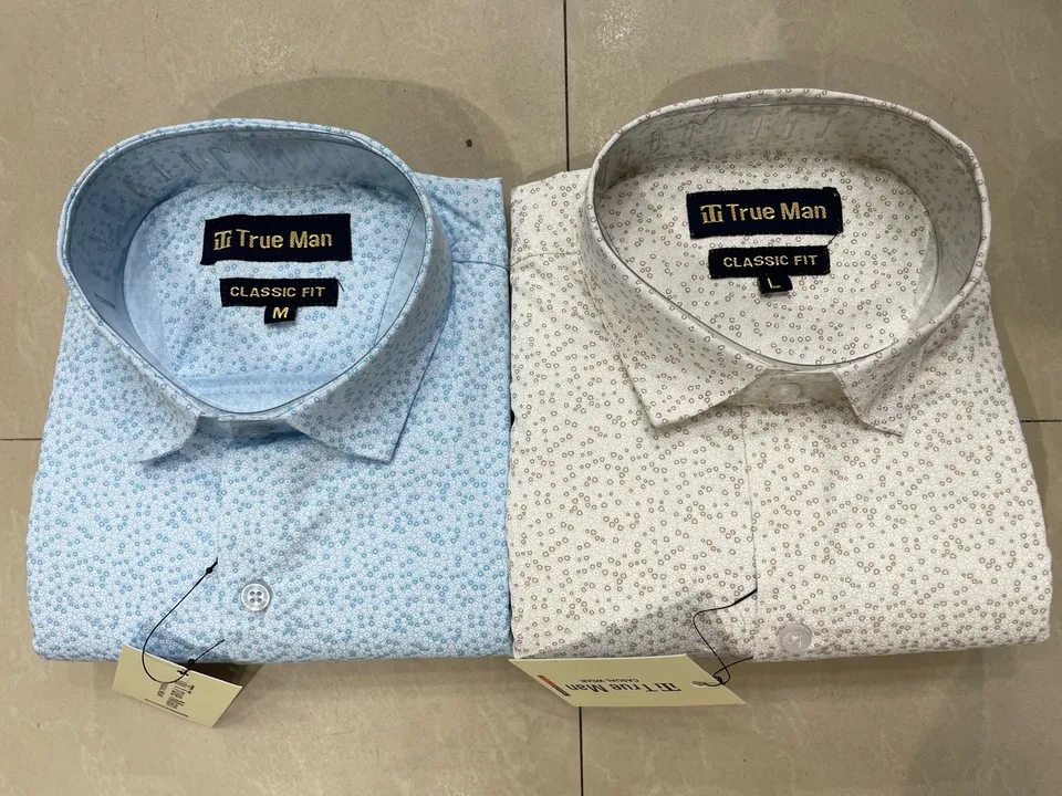 Cotton print shirt  uploaded by Krisha garments on 6/20/2023