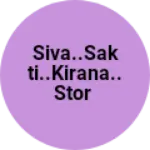 Business logo of Siva..sakti..kirana..stor