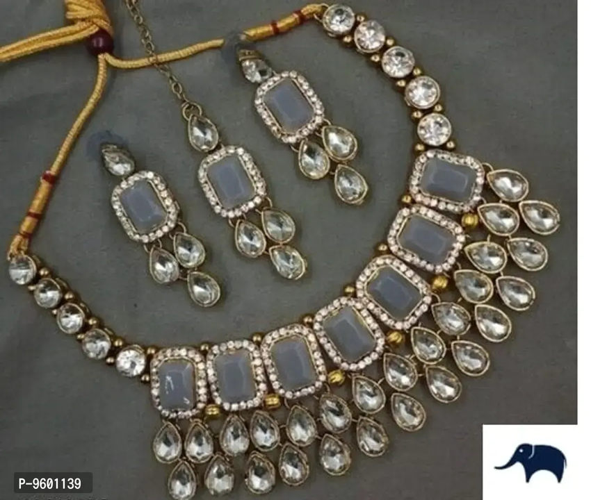 Elegant Alloy Jwellery Set For Women  uploaded by VAIBHAV COLLECTIONS on 6/20/2023