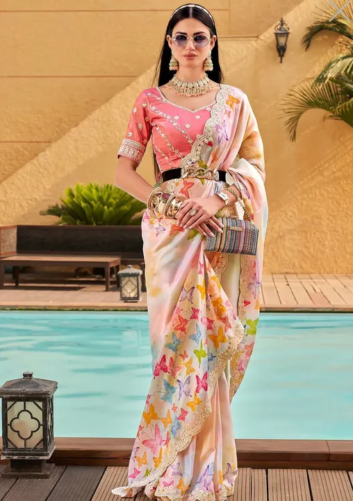 saree uploaded by Crown global imports and exports on 6/20/2023