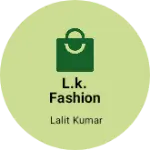 Business logo of L.k. fashion pride shop