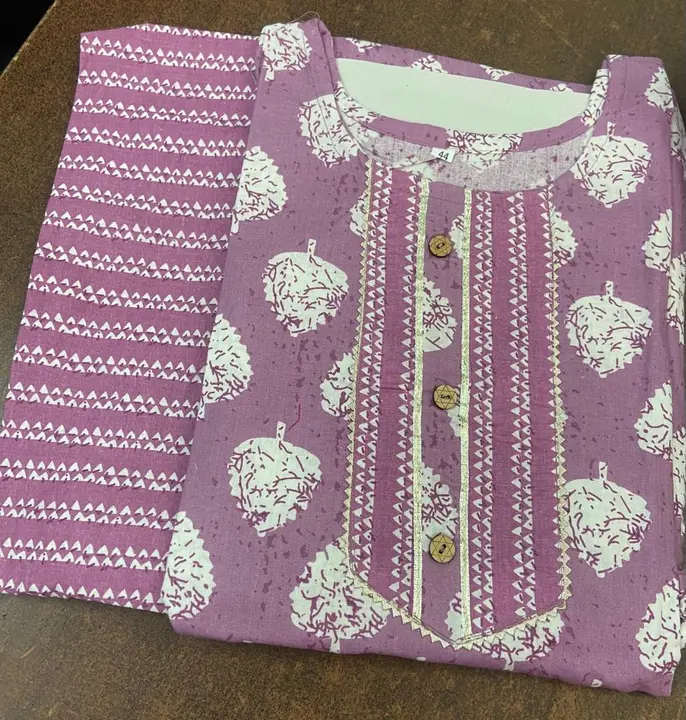 Cotton kurti pant  uploaded by Ruhi Collection  on 6/20/2023