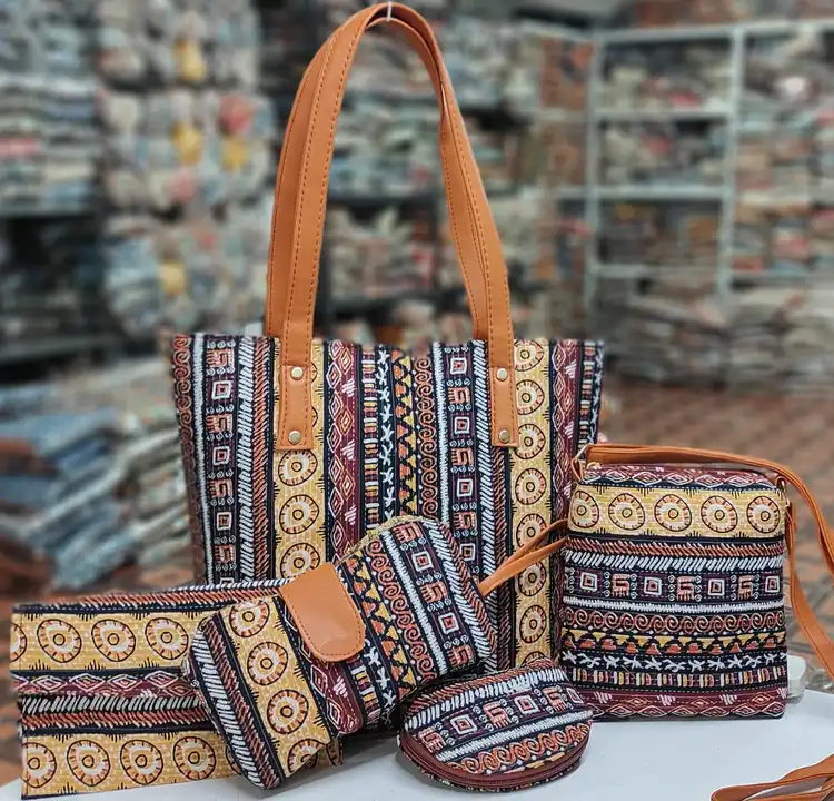 Bagru Handblock printed handbags uploaded by Print Factory Bagru on 6/20/2023
