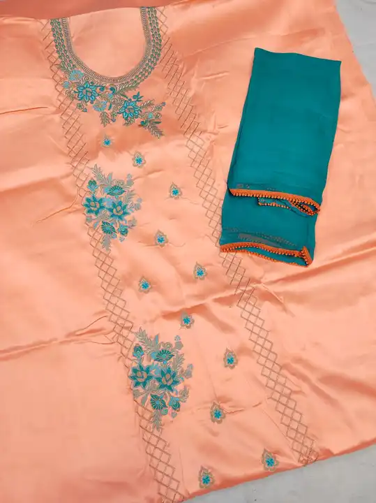 D jam cotton suit with half pure dupatta  uploaded by Manish sales on 6/20/2023