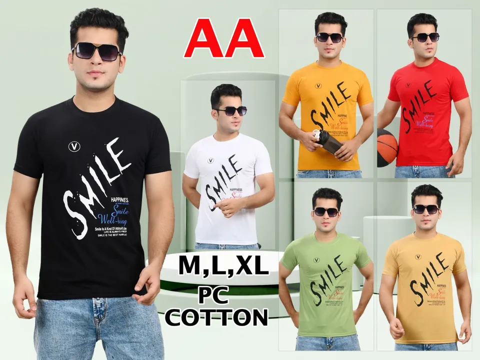 Men round neck T-shirt  uploaded by Dharay collection on 6/20/2023
