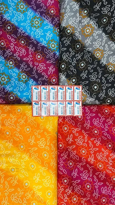 120 GM REYON PROCAION PRINT L 95 CM 50 MTR CUT 50 dzg available  Ready stock uploaded by Vinayak product on 6/20/2023