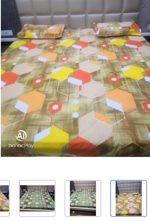 Pure cotton 100% cotton bedsheet uploaded by Jeegesh exports on 6/20/2023