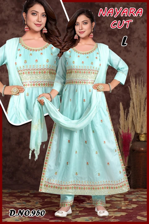 Nayra cut uploaded by Jannat fashion collection on 6/20/2023