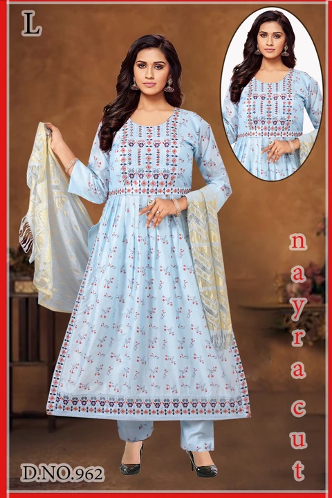 Nayra cut uploaded by Jannat fashion collection on 6/20/2023