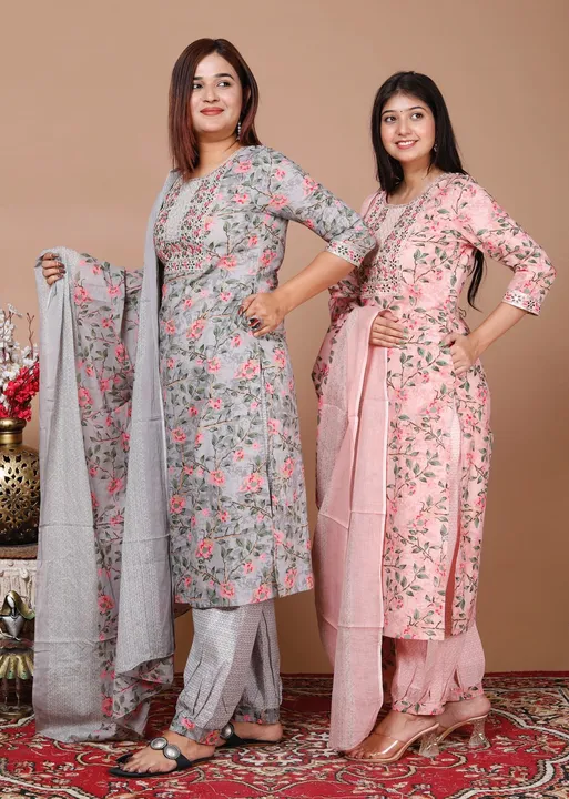 Cotton Kurta Pant With Dupatta  uploaded by Fashion House on 6/20/2023