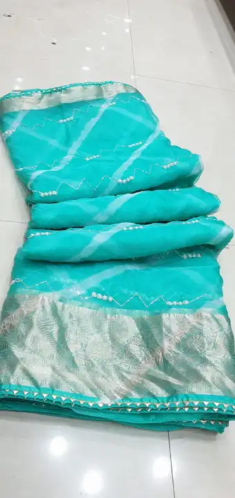 🙏JAI SHREE SHYAM JI🙏
*new Lunching*
🦚🌹🌴🙏🌴🌹🦚🙏🌴🌹
🦚 *Pure orgenza lahriya fabric saree*
🦚 uploaded by Gotapatti manufacturer on 6/21/2023
