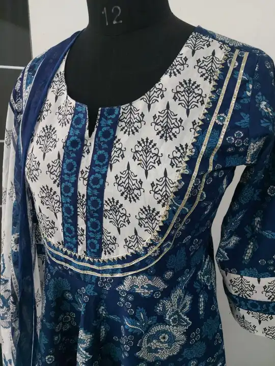 Cotton anarkali suit sets  uploaded by Kaashvi creations on 6/21/2023