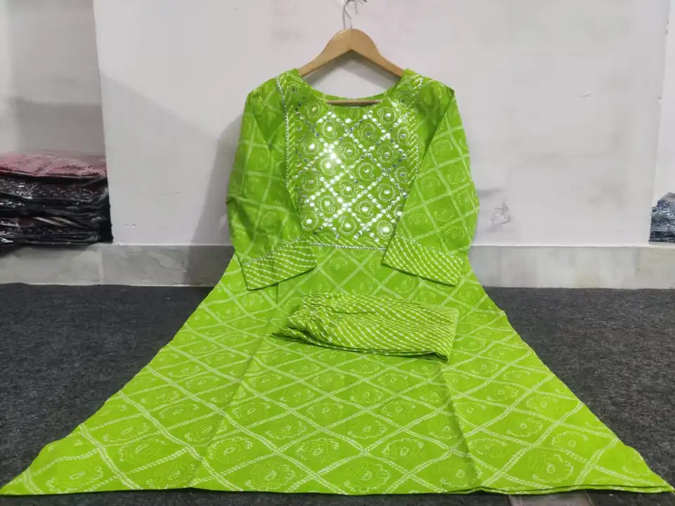 Cotton lehariya suit sets  uploaded by Kaashvi creations on 6/21/2023