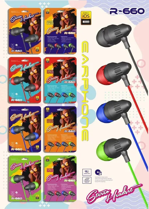 New New Champ Wired Earphone Superb Sound Quality  uploaded by Heartium®️ Company on 6/21/2023