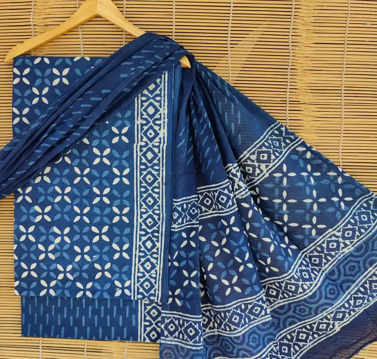 Suit with cotton dupatta  uploaded by business on 6/21/2023