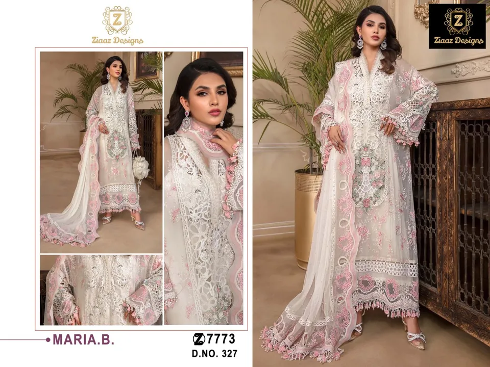 Georgette Embroidery 3d Flowers semi-Stitched Pakistani Suits  uploaded by Sukhkrta clothing  on 6/21/2023