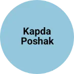 Business logo of Kapda Poshak