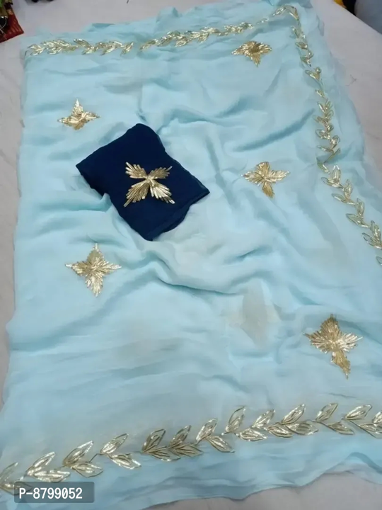 Trendy Chiffon Saree With Blouse Piece For Women  uploaded by VAIBHAV COLLECTIONS on 6/21/2023