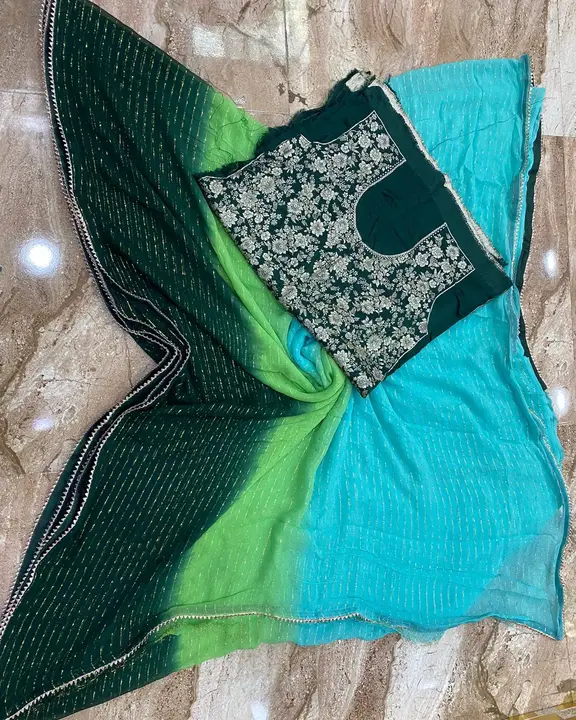 Product uploaded by Jaipuri wholesale gotta patti kurtis nd sarees on 6/21/2023