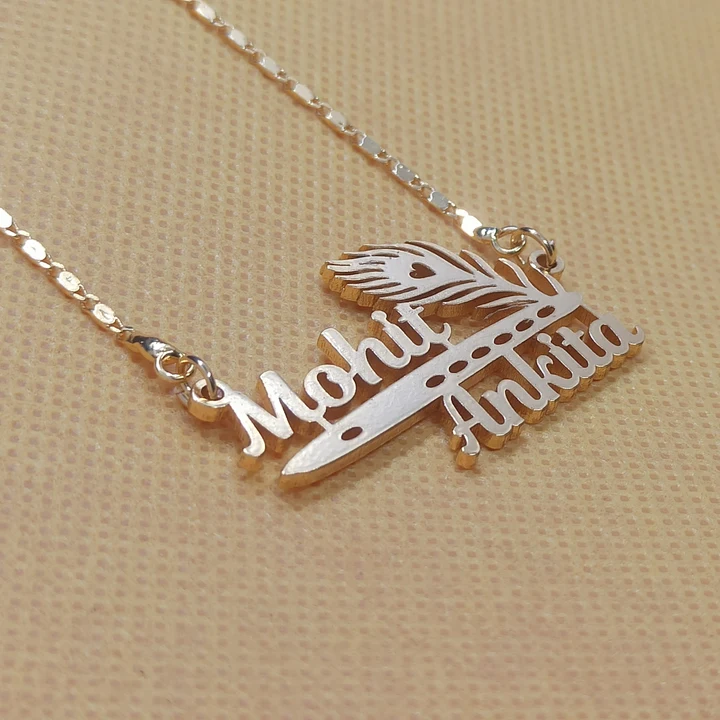 Customised name necklace  uploaded by MTS Gifts Gallery on 6/21/2023