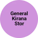 Business logo of General Kirana stor