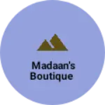 Business logo of Madaan's boutique
