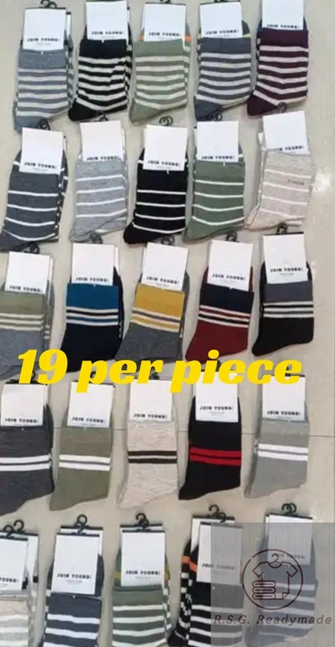 Pure cotton socks  uploaded by R.S.G Readymade , Shani cloth house  on 6/21/2023