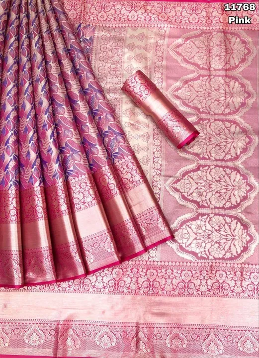 Kanjivaram silk saree  uploaded by Leedon hub on 6/21/2023
