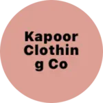 Business logo of Kapoor Clothing Co
