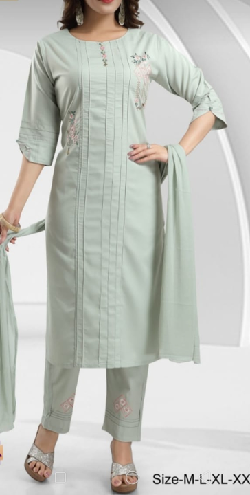 Post image I want 1-10 pieces of Kurta set at a total order value of 10000. Please send me price if you have this available.