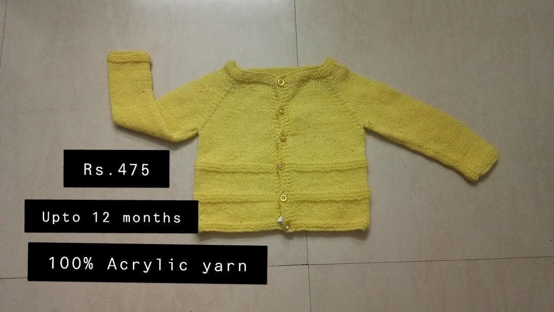 Baby sweater uploaded by Nk's Collections on 3/14/2021