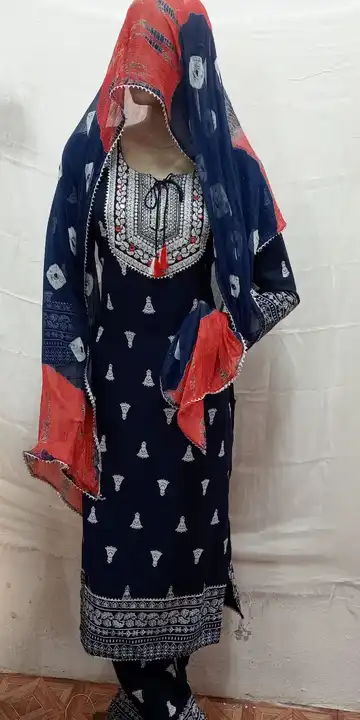 Kurti set uploaded by Jaipuri Fashion Point  on 6/21/2023