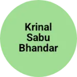Business logo of Krinal sabu bhandar