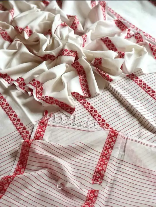 cotton Rajasthani Hand Weaving Saree uploaded by Tulika butique on 6/21/2023