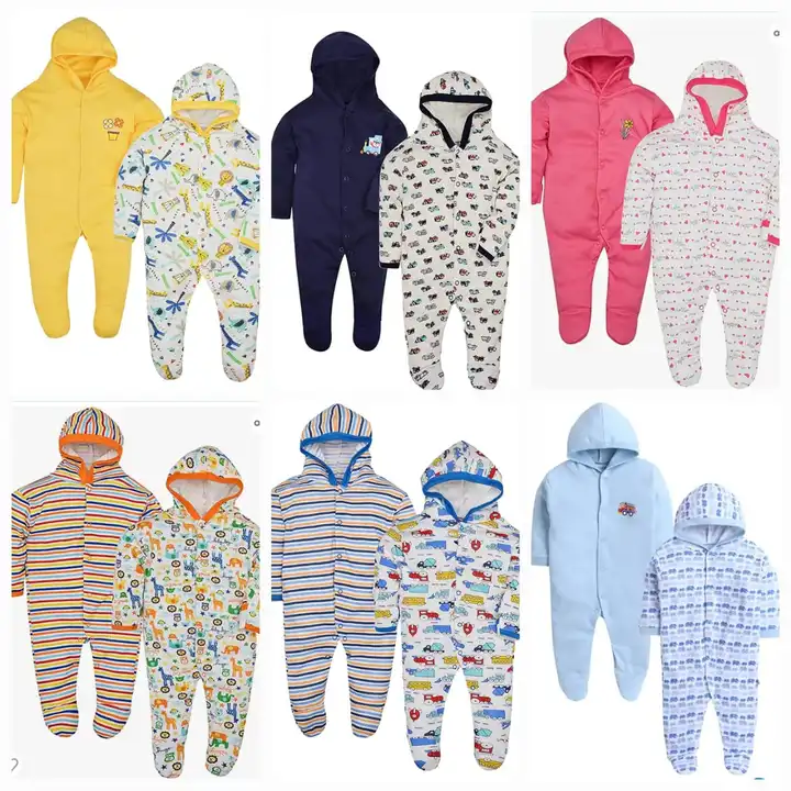 Hudded rompers pack of 2 395 uploaded by business on 6/21/2023