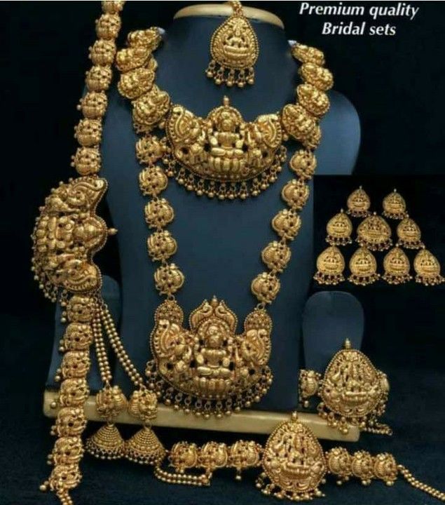 Lakshmi antique bridal set uploaded by Sparkles collection on 3/14/2021