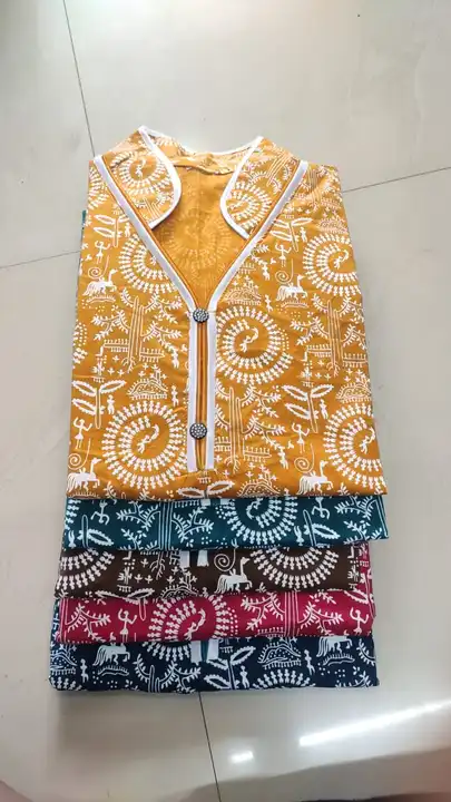 Women's wear pure cotton Chinese kolur neck uploaded by business on 6/21/2023