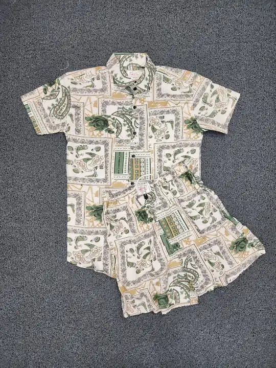 Rayon Cotton kids shirt set uploaded by Zoya collection on 6/21/2023