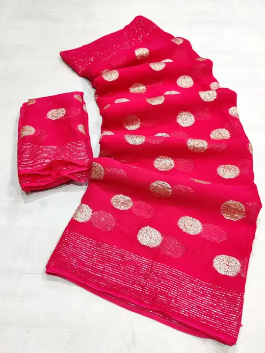 ❤️
*beautiful color combination Saree for all ladies*

👉keep shopping with us

🥰🥰Original product uploaded by Gota Patti manufacturing on 6/21/2023