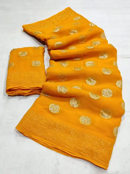 ❤️
*beautiful color combination Saree for all ladies*

👉keep shopping with us

🥰🥰Original product uploaded by Gota Patti manufacturing on 6/21/2023