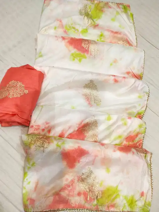 Today sale price 
*🛍️🛒New Launch🛒🛍️🌹🌹🌹🌹🌹🌹🌹🌹😱😱😱super duper desginer Sarees 💃💃💃💃💃 uploaded by Gota Patti manufacturing on 6/21/2023