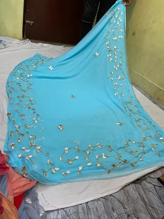 Wow today, s new collection 📖 fast...

👉Best Jaipuri  Daing saree...
 
👉Rate 550+$ 
👉Material- N uploaded by Gotapatti manufacturer on 6/22/2023