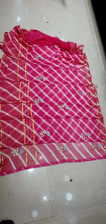 🔱🔱🕉️🕉️🕉️🔱🔱🔱 

👉 Najveen lurex zari  leheriya saree
👉 Fancy colour single dai
👉 Gotta Patt uploaded by Gotapatti manufacturer on 6/22/2023