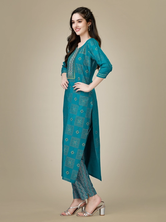 Trendy stylish kurti with Pant uploaded by The Shopping Icon on 6/22/2023